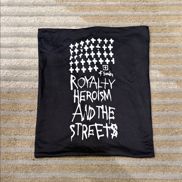 Ksubi Face Mask Black and White Graphic - Picture 1 of 6